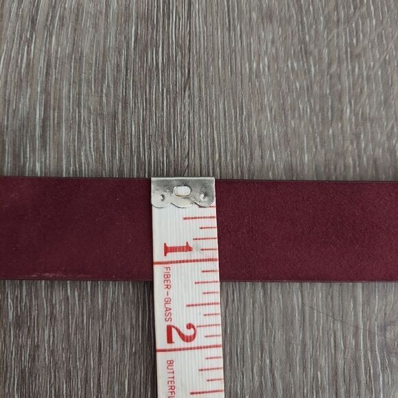 Madden Girl Burgundy Belt Size Small - Picture 7 of 7